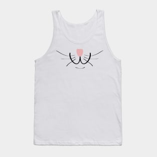 Cute Cat Whiskers Tank Top